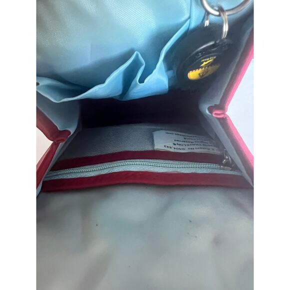 Travelon Travel Red Nylon Polyester Multi Pocket/Slot Crossbody Purse Fanny Pack - Picture 8 of 12